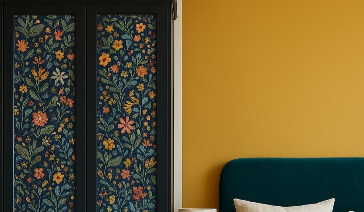 Portas de armário viram protagonistas na decoração e mudam completamente o visual do quarto