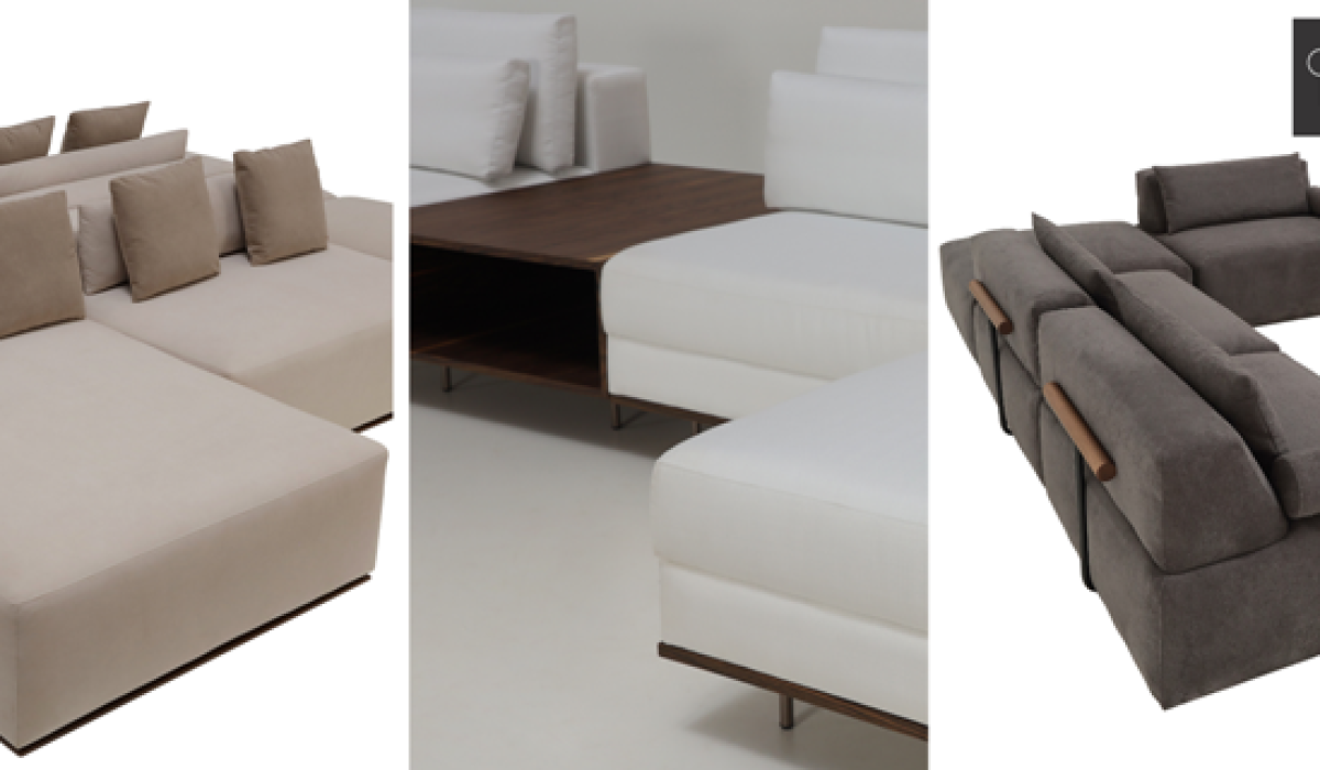 5 sofás modulares com design assinado