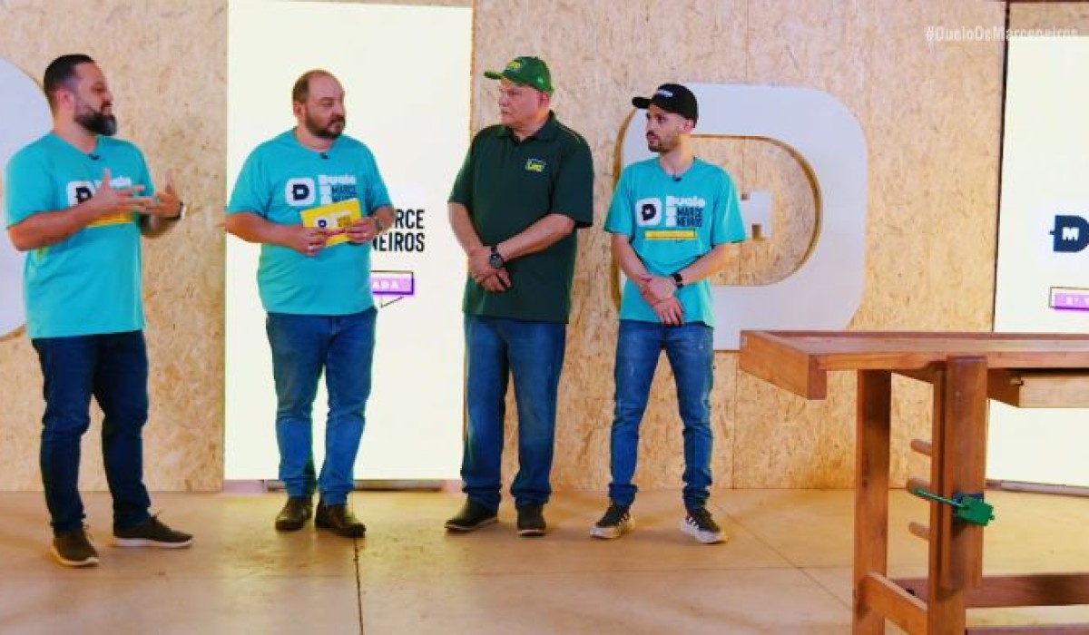 Leo Madeiras premia vencedor do “Duelo de Marceneiros”   com R$ 10 mil em compras