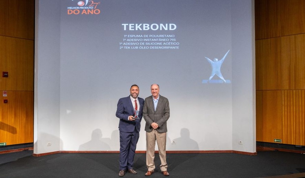 Tekbond se destaca na 27ª edição do Prêmio Melhores Produtos do Ano