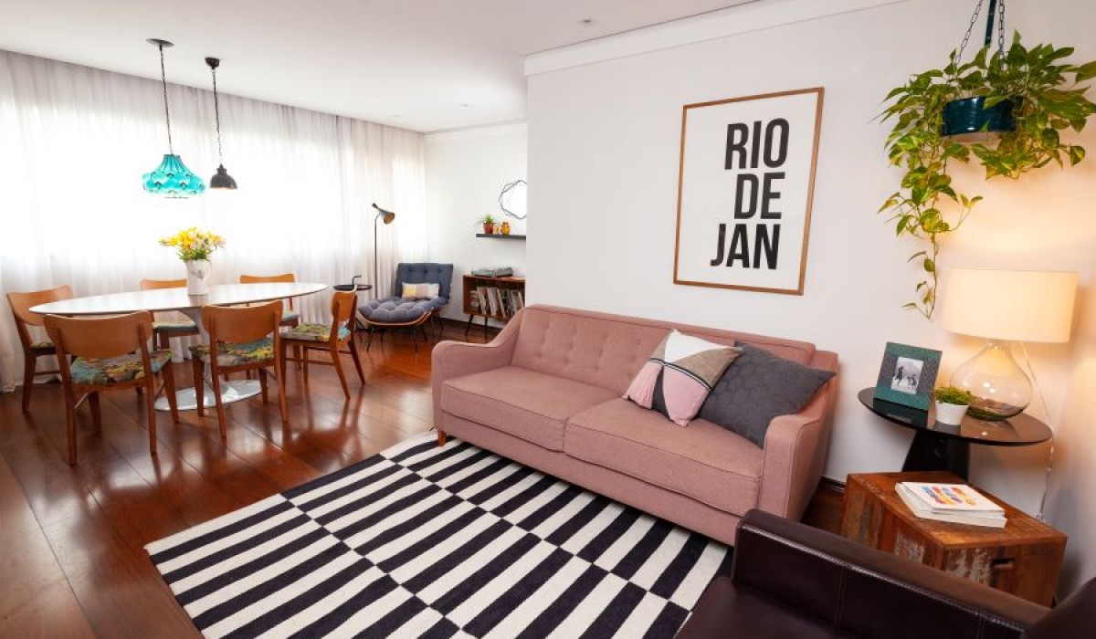 Abrazo Interiores renova e redefine a decoração de um apartamento em Moema, São Paulo