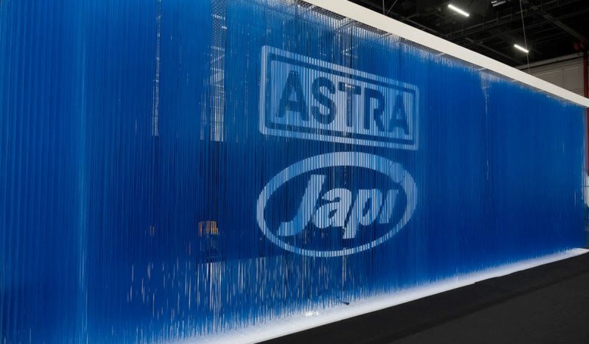 Astra recicla 2 toneladas de material usado no estande da Expo Revestir 2024