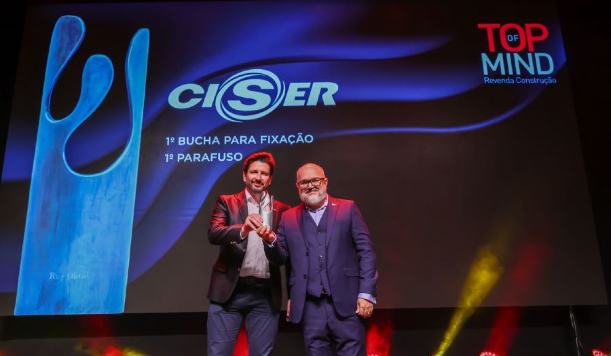 Pela 15ª vez consecutiva, Ciser vence Prêmio Top of Mind