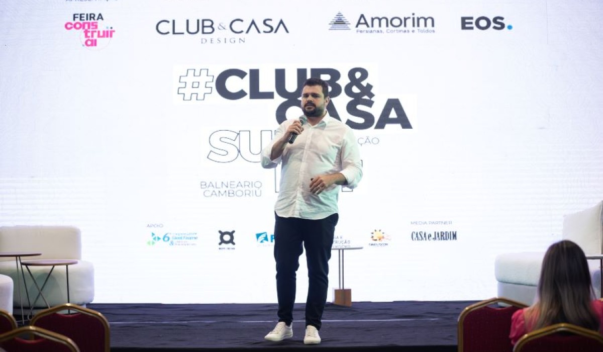 Club&Casa Design traz o designer Dror Benshetrit para a Feira 'Construir AI', a maior feira de construção civil de SC