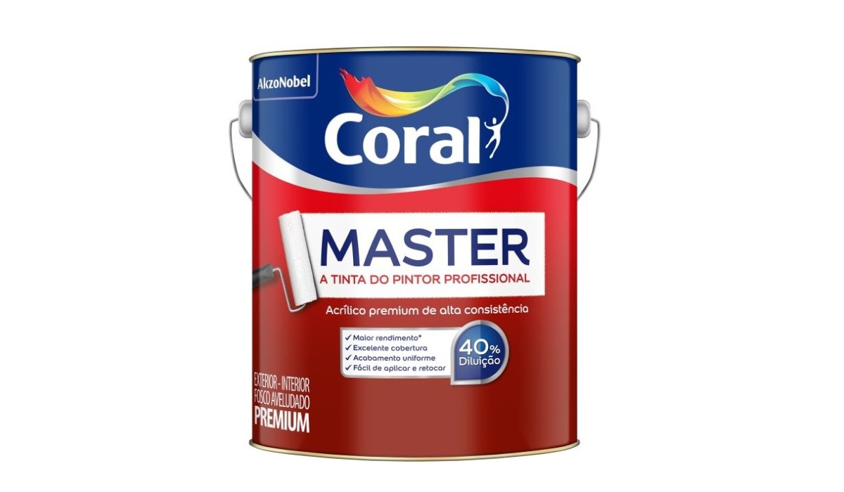 AkzoNobel apresenta a Coral Master: a tinta ideal para o pintor profissional