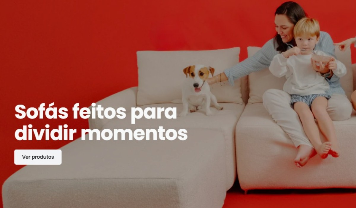 Kouch Dominion apresenta sofás ideais para famílias com crianças e animais de estimação