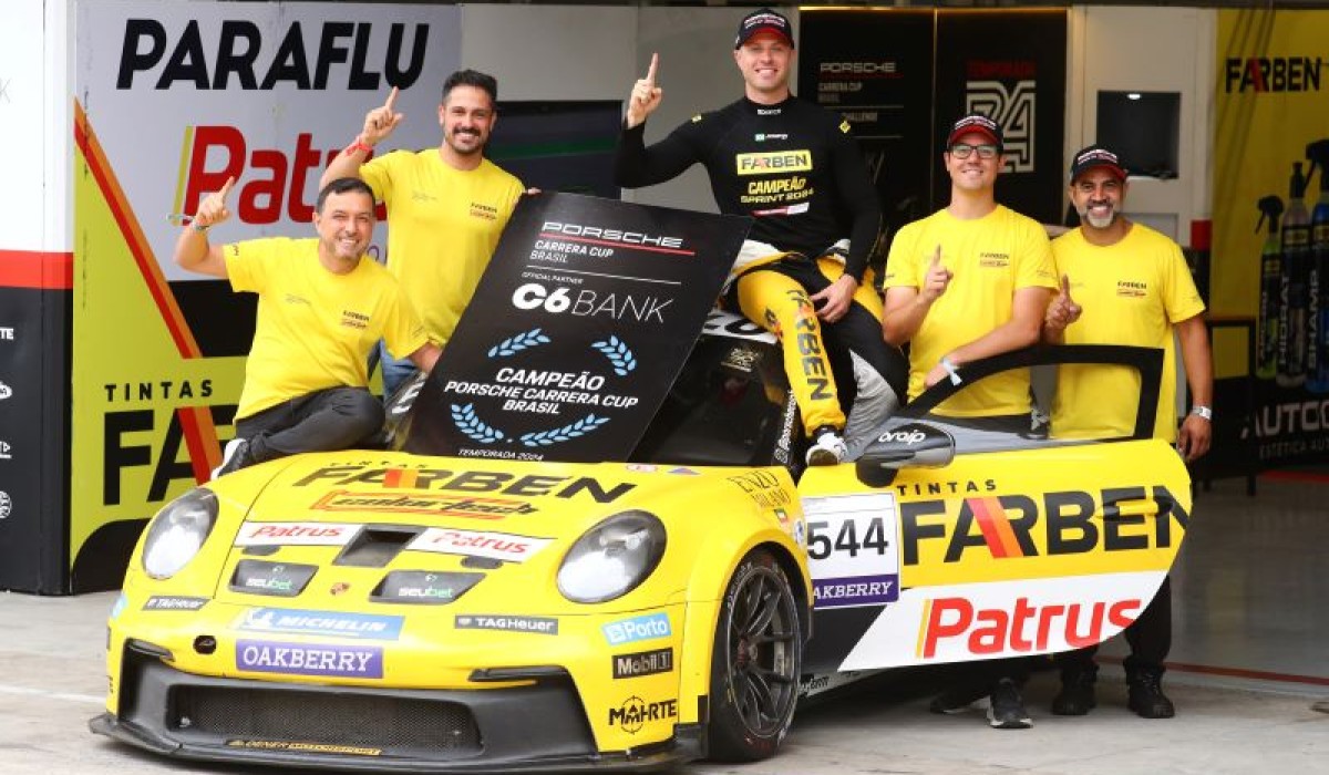 Equipe Farben sagra-se campeã da Carrera Cup e sonha com mais um título no fim de semana