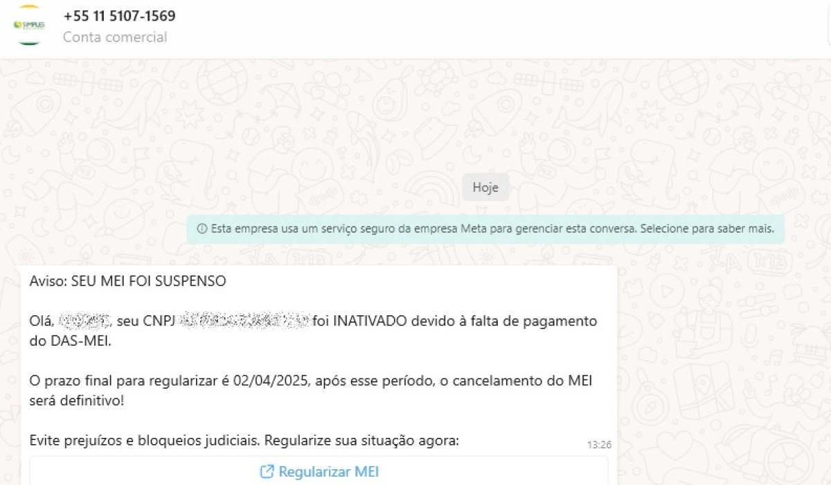 Novos golpes contra MEIs utilizam identidade visual do Simples Nacional; saiba como se proteger
