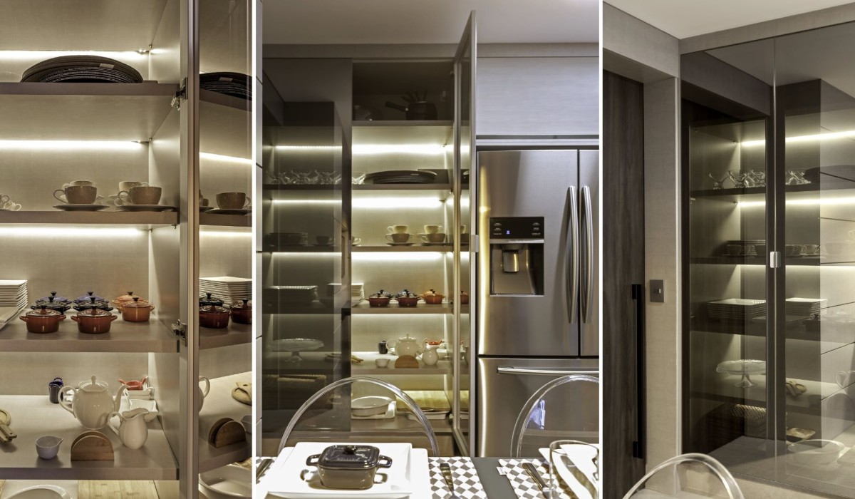O 'closet' da cozinha: a utilização do louceiro nos projetos