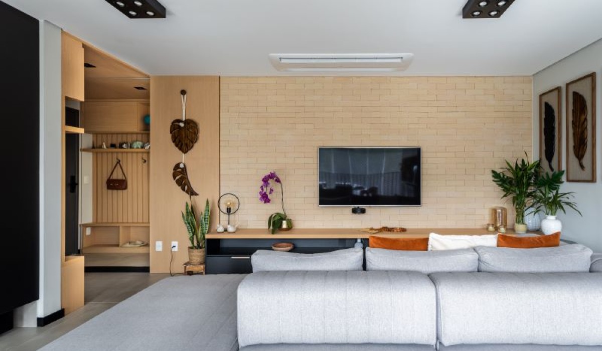 Apartamento no Morumbi une arte, identidade e sofisticação em 90 m²
