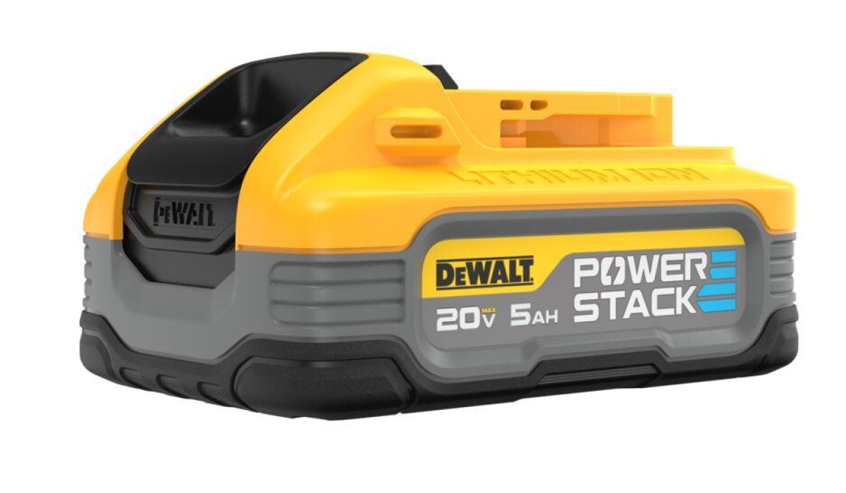 DEWALT apresenta baterias duas vezes mais duráveis e 50% mais potentes que os modelos anteriores