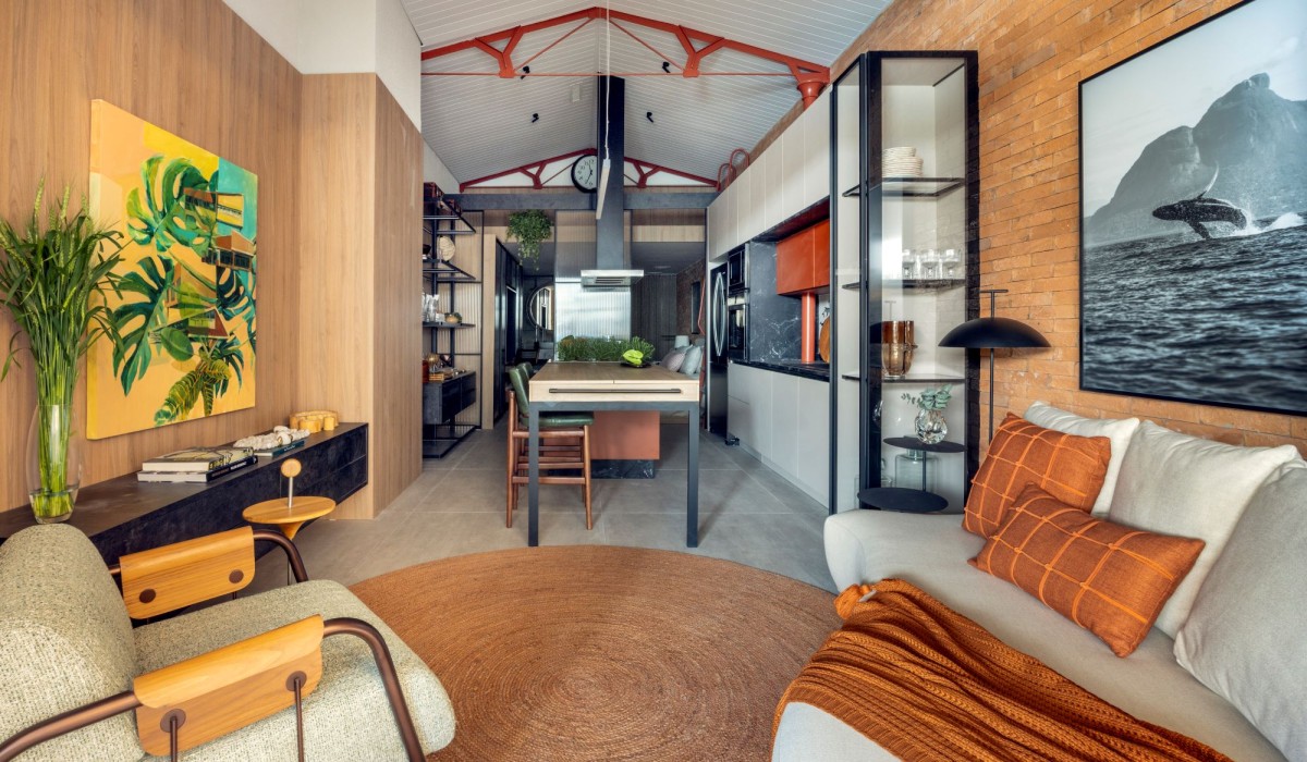 Com estilo industrial, Vivian Reimers assina refúgio urbano na CASACOR Rio 2025