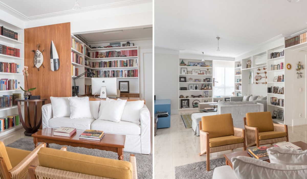 Quando a arquitetura de interiores abraça a paixão por livros