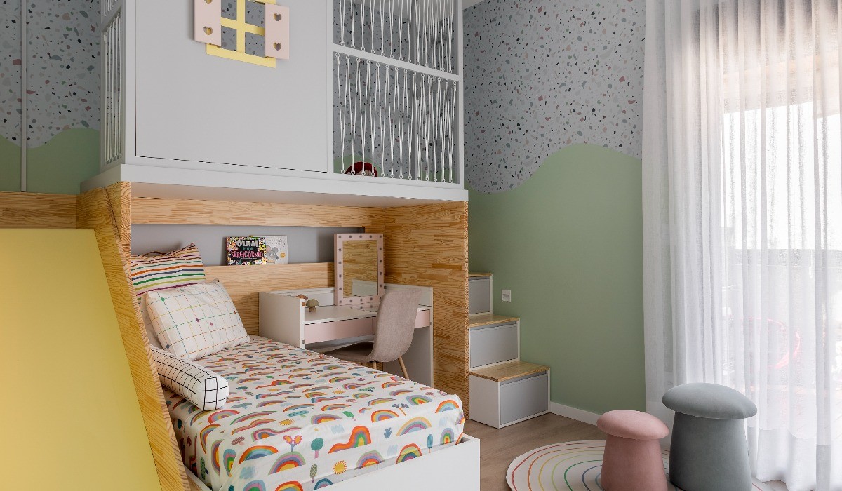 10 quartos que favorecem a autonomia e acompanham o crescimento infantil